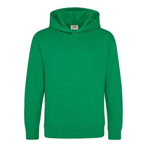 Awdis Just Hoods Kids Hoodie Kelly Green